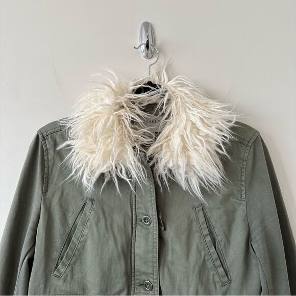 Anthropologie-Marrakech Faux Fur Trim Collar Jacket - Picture 7 of 12